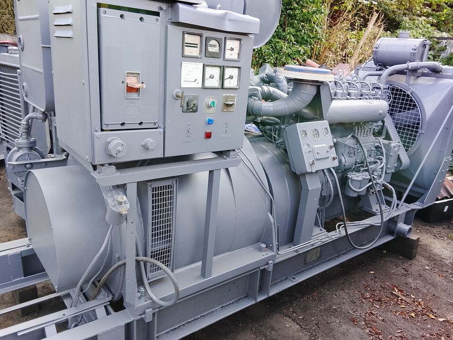 Agregat Prądotwórczy 160 200 kva zero przeb silnik Henshel Henschel Henszel H 6 A turbo 6 cylindrów  4 sztuki o tej mocy