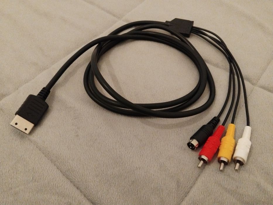 Sega Dreamcast Cabo 1.8M AV RCA + S Video