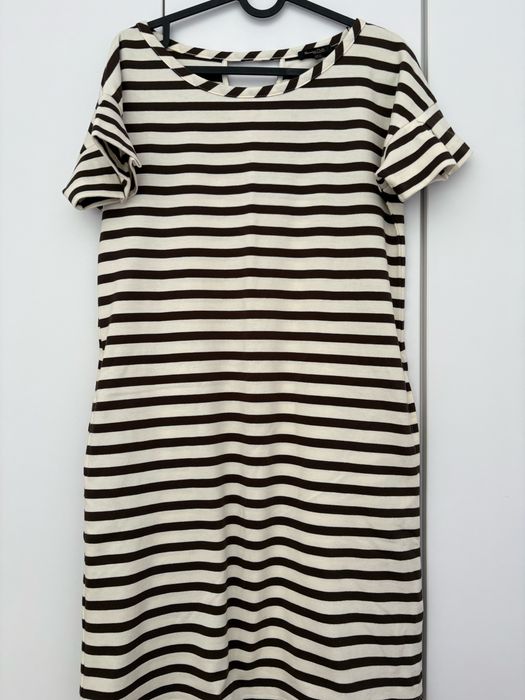 Sukienka w paski Massimo Dutti