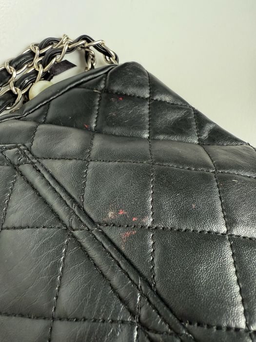 Czarna pikowana kopertówka Bershka – Chanel vibe, Y2K, coquette