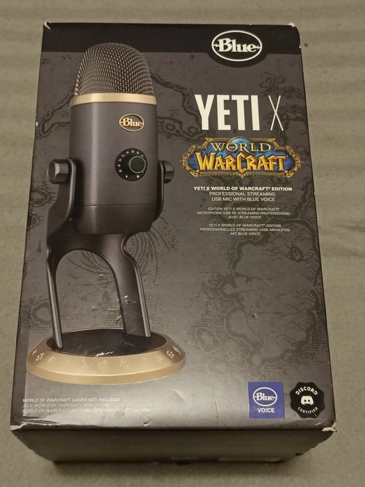 Blue yeti x 箱付き Blue Yeti X Professional Mikrofon Kondensacyjny USB do PC