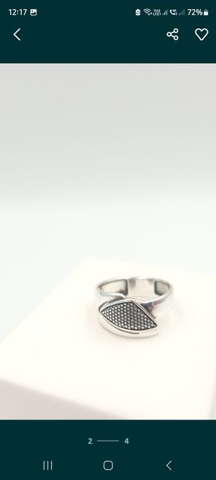 Srebrny pierścionek pr 925 oksydowane nowe