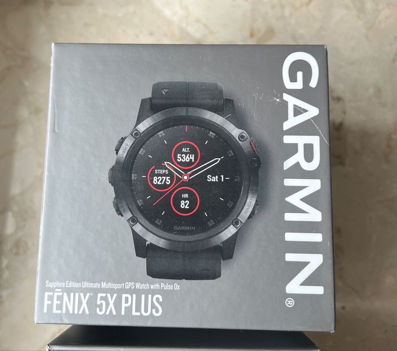 Garmin Fenix 5X Plus Sapphire – bardzo dobry stan + kilka pasków