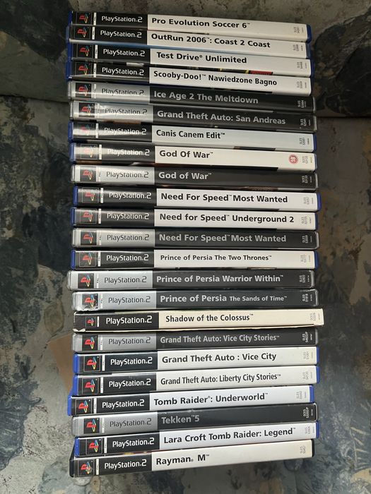 Gry ps2 kolekcja