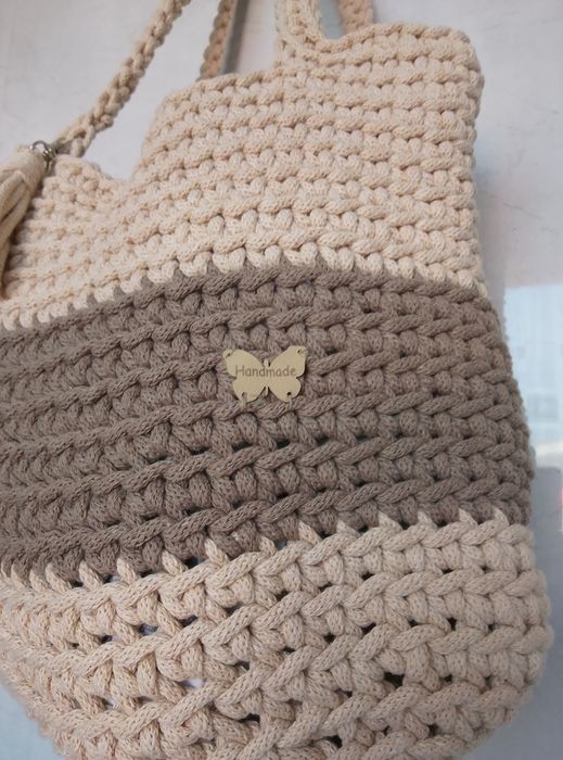 Torba worek ręcznie robiona