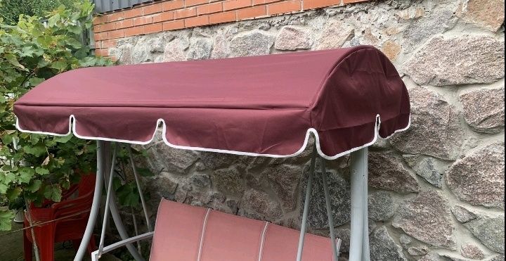 Тенти, дашки, криші на садові гойдалки