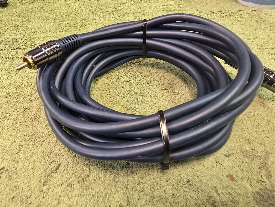 TAITECH kabel RCA do subwoofera 5 m.