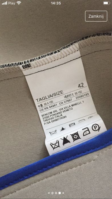 Kurtka  damska Stile  United of Benetton  r. 42