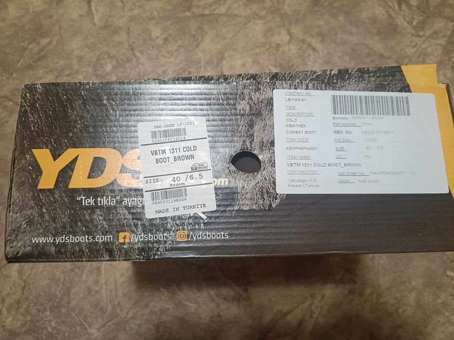 Продам берці YDS