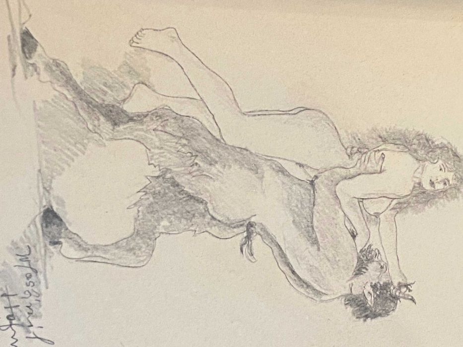 Wlastimil Hofmann "Faun i Dziewczyna" 1947 rok.