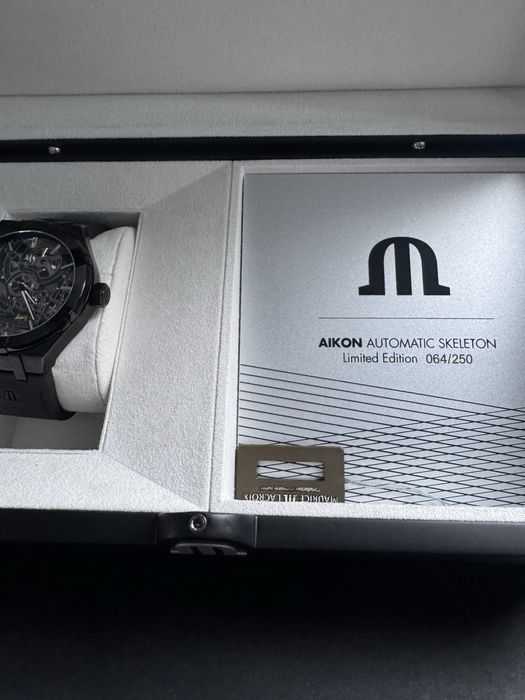 maurice lacroix aikon skeleton edicao limitada