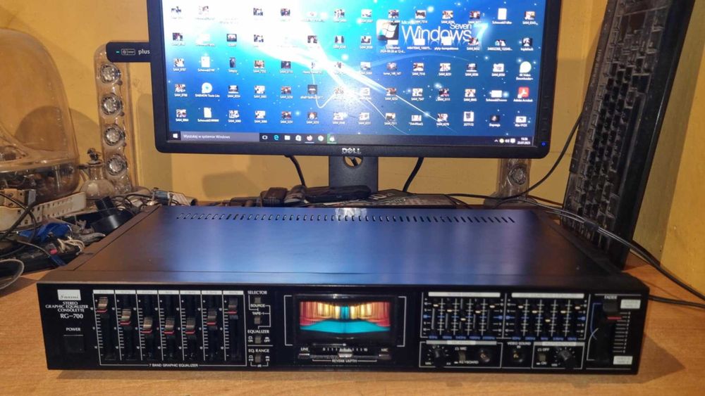 Korektor graficzny Sansui RG-700 Reverb Echo pogłos Made in Japan!!!