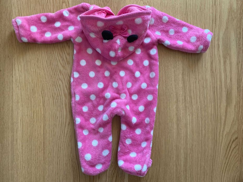 Cool Club by Smyk Myszka Minnie różowy pajac 68 cm + nowa maskotka mod