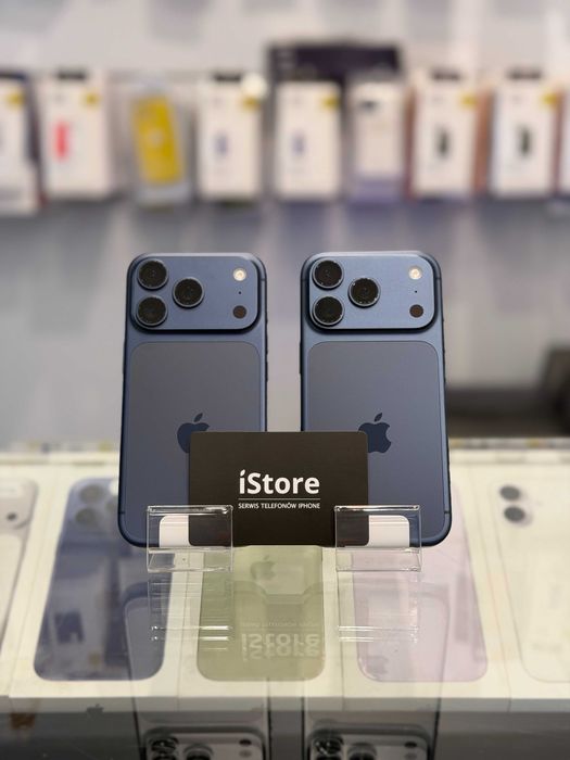 NOWY • iPhone 17 PRO • 256 GB • Deep Blue • 100% bateria • GWARANCJA • raty
