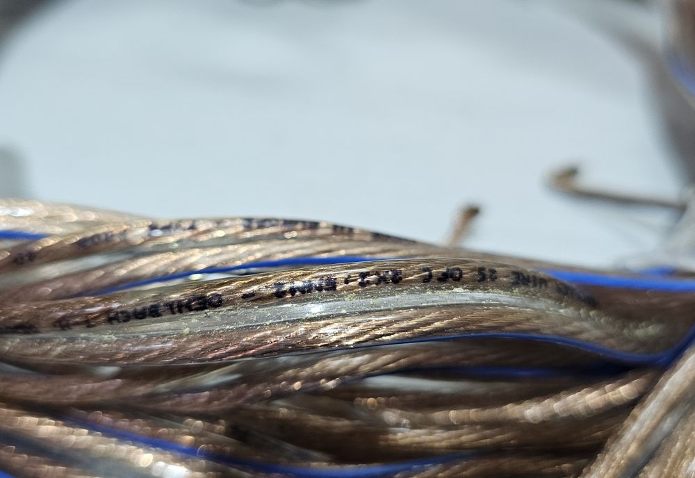 Кабель акустичний мідний 2×4.0mm/2.50mm. Kонектори Nakamichi Japan!