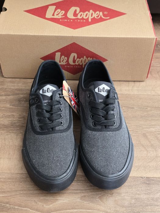 Lee Cooper Grafitowe Trampki Klasyczne Minimalistyczne R. Eu 43 - 28 cm