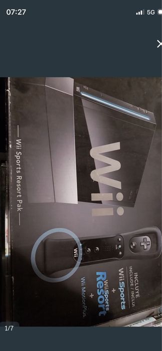 Caixa consola Nintendo Wii