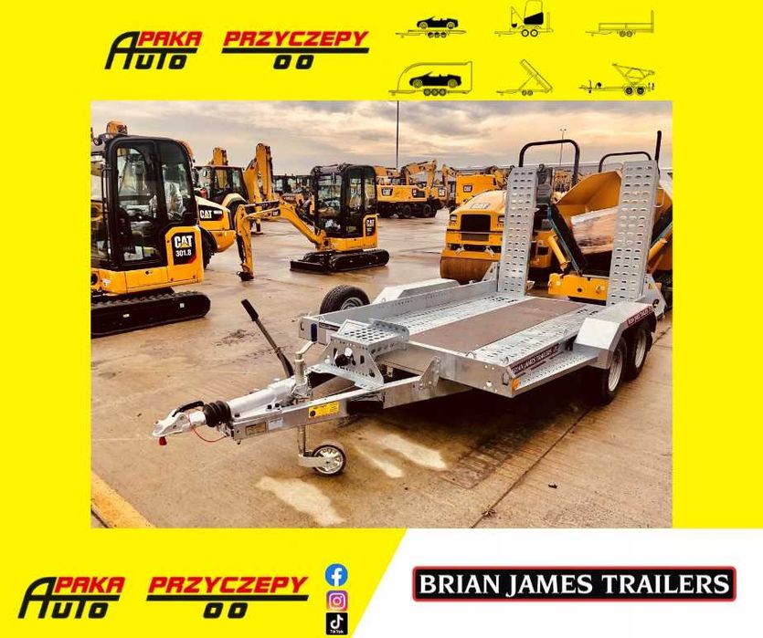 Przyczepa Brian James Trailers pod minikoparkę  Ł:2855kg