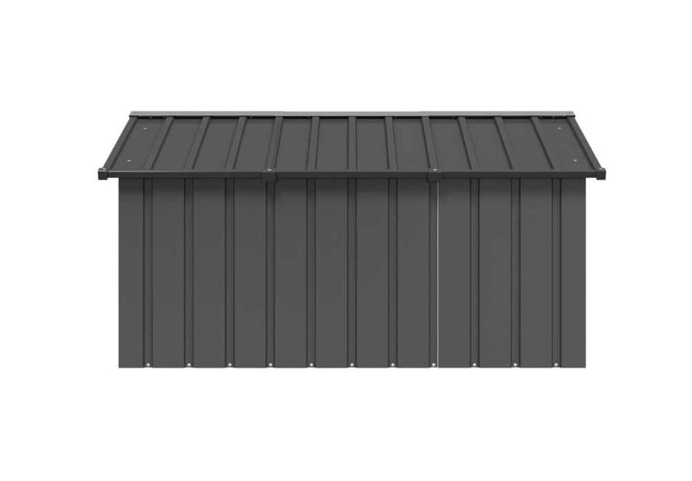 Buda dla psa, antracytowa, 116,5x153x81,5 cm