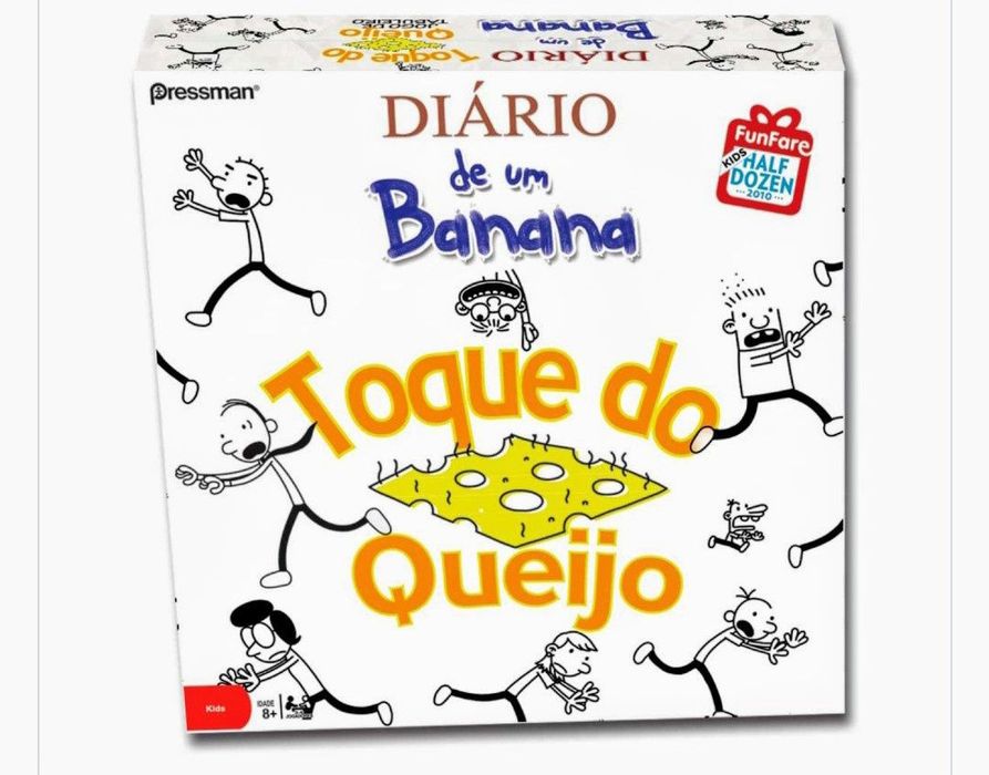 Jogo de tabuleiro- Diário de um Banana: Toque do Queijo