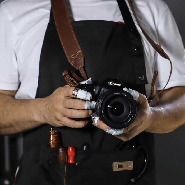 PRAWDZIWA SKÓRA Uniwersalny Pas Pasek Do Aparatu Fotograficznego