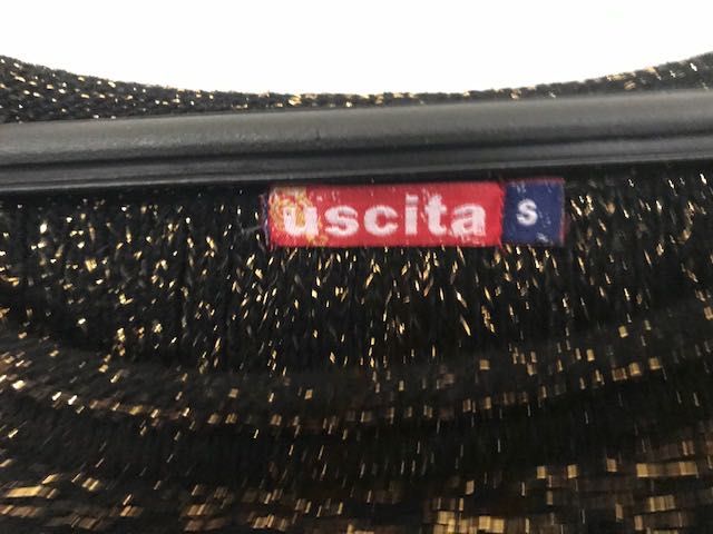 Camisola Preta e Dourada Uscita S/M