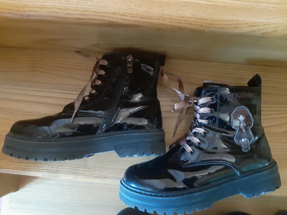 Zestaw kozaki trzewiki buty zimowe r. 34 dla dziewczynki