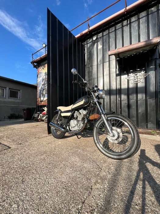 Suzuki gn custom, przebudowany,
