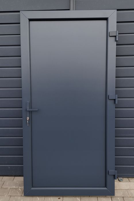 Drzwi Zewnętrzne 105x200 PCV KacprzaK Antracyt Drzwi PCV Lider OLX