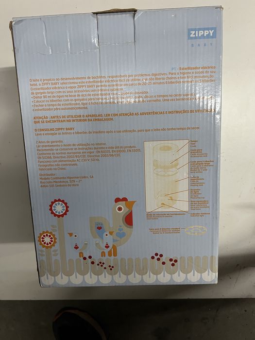 Esterilizador elétrico biberões