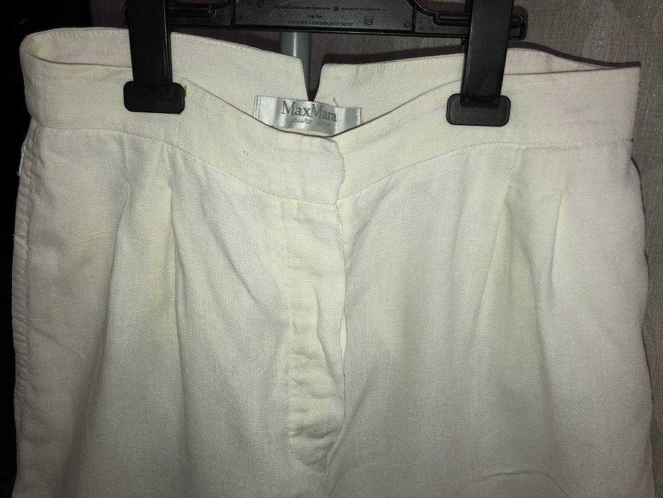 Шорти лен max mara макс мара шорты