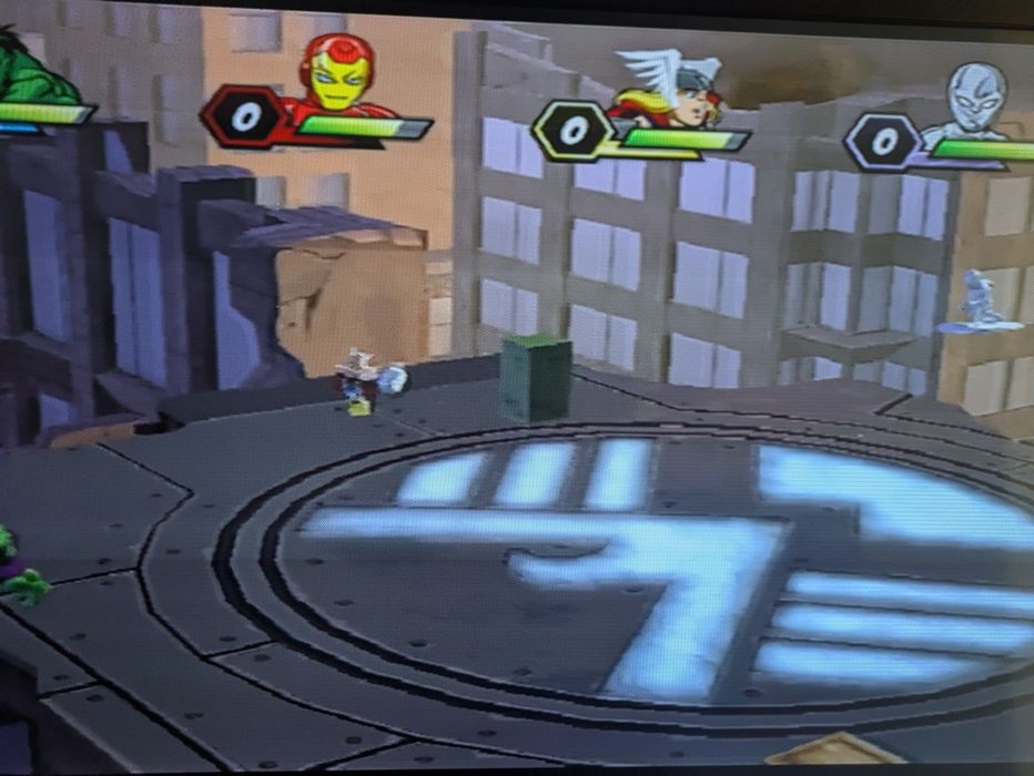 Jogo PS2 ( PlayStation 2 ) " Marvel Super Hero Squad " (Razoável)