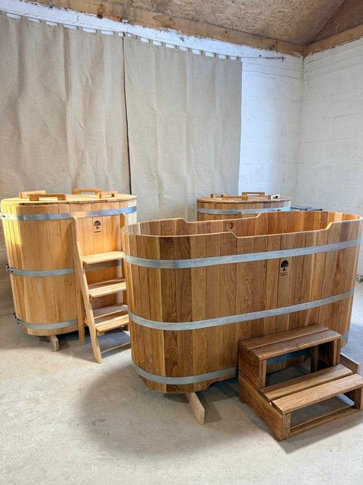 Бочка купель дубова