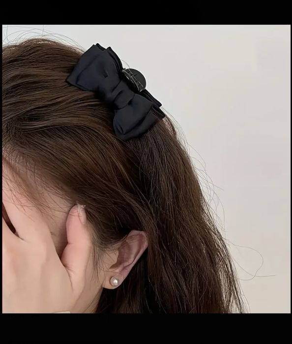 Заколки для волосся бантики крабік 2 шт