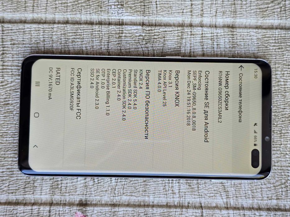 Samsung S10+ 128 Gb SM-G9750 Китай состояние нового