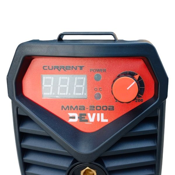 Aparelho Soldar Devil'Tools Inverter MMA 200B + Máscara de Soldar Tols