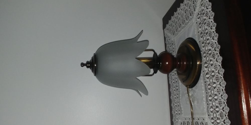 Conjunto candeeiro de tecto e 2 de pé