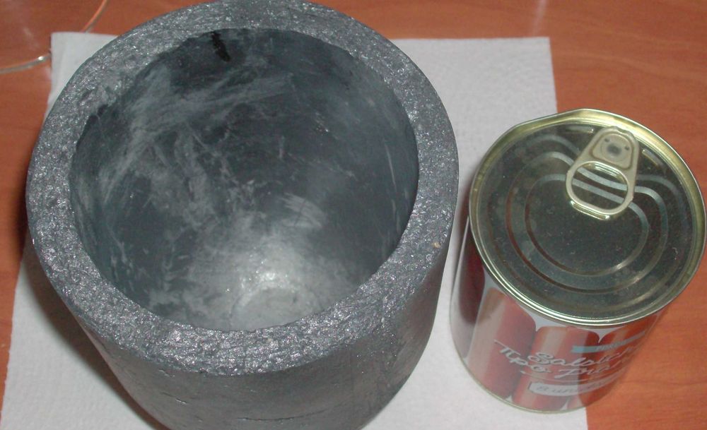 Fundicao de metais - Cadinho - 600 ml