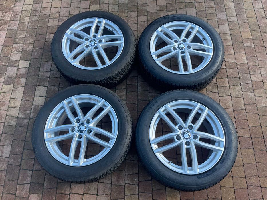 3941. Koła zimowe Passat B8 Superb III 5x112 ET41 215/55/17