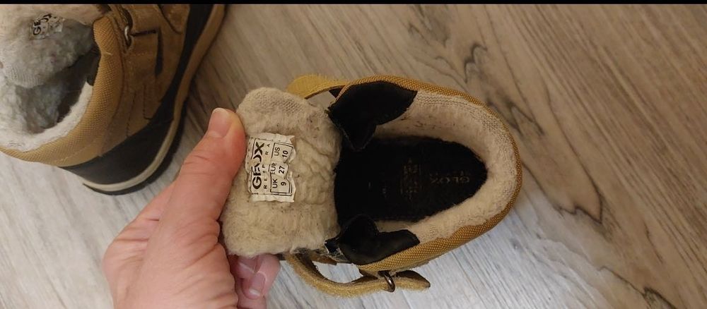 Дитячі зимові черевики чоботи для хлопчика GEOX 27