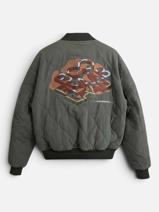 BCO Laab - pikowana kurtka bomberka, khaki, r. L