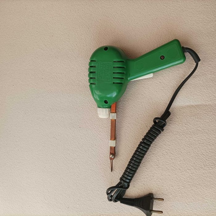 Polska lutownica transformatorowa Lutola 2A 65W TECHNIKA Łódź z PRL-u