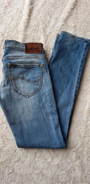 Vintage spodnie jeansowe biodrówki low waist Lee rozmiar W26 L31