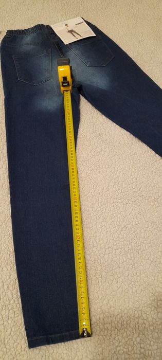 Jegginsy damskie granatowe