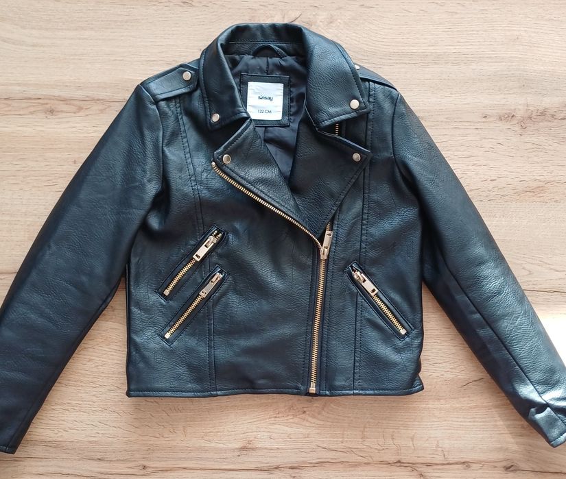 Kurtka ramoneska dziewczęca r.122