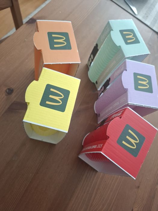 5 copos McDonalds Coca Cola Collection