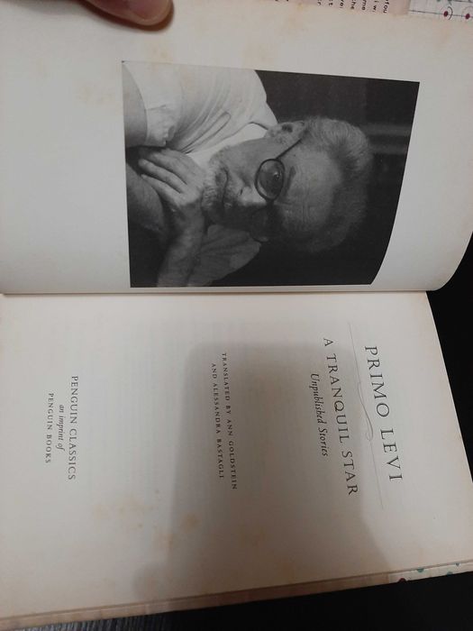Primo Levi – A Tranquil Star: Unpublished Stories of Primo Levi