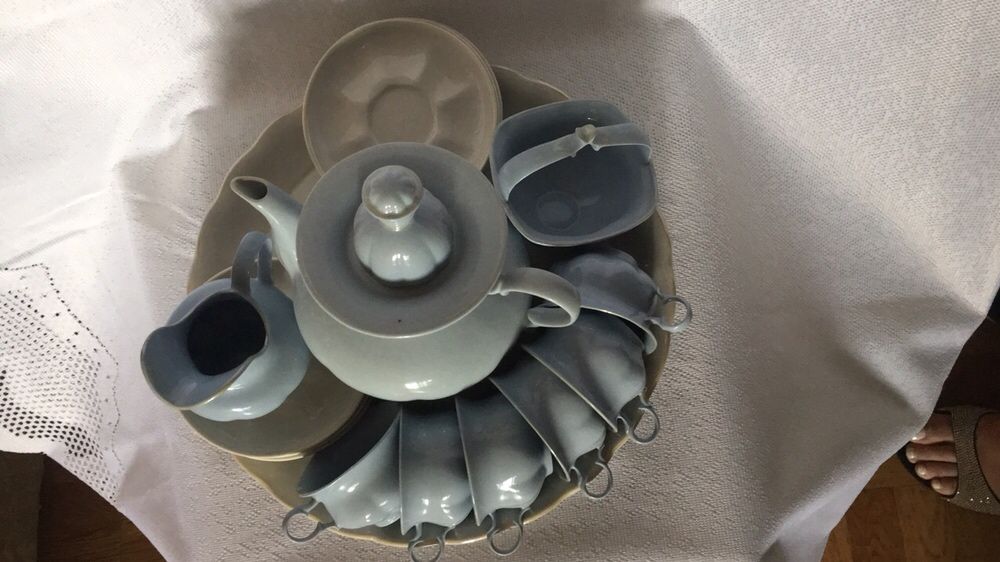 Кофейный сервиз с молочником. Раритет.