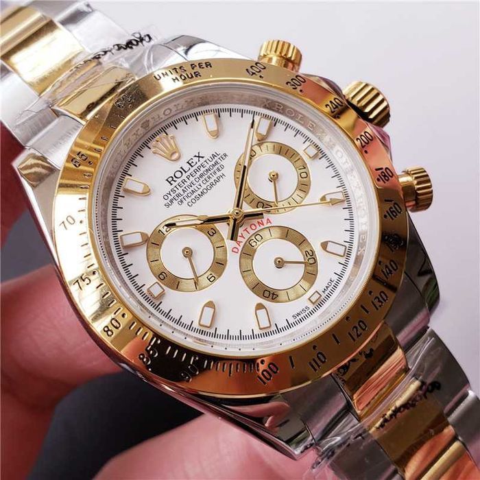 Годинник Rolex Daytona siver gold