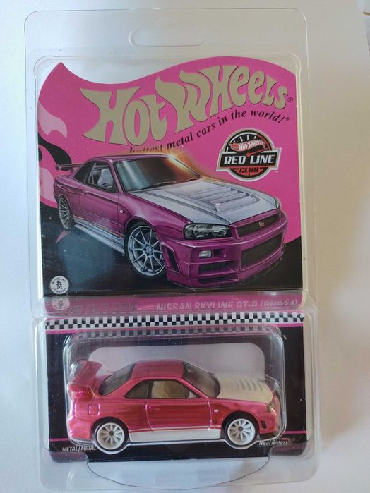 ミニカー Hot Wheels RLC NISSAN SKYLINE GT-R (R34) Sklep z modelami samochodowymi dla każdego kolekcjonera